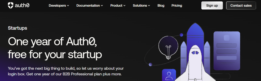 auth0 free startup deal