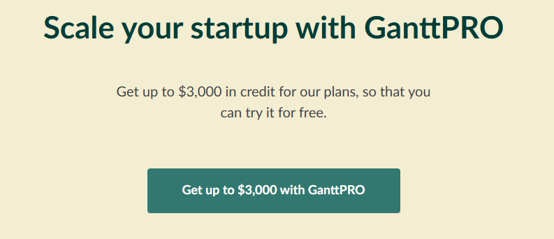 GanntPro - Free credit for GanttPRO