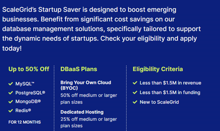 scalegrid free startup deal