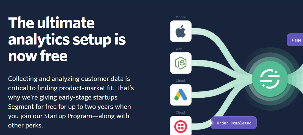 segment free startup deal
